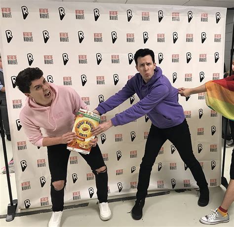 MORNING CEREAL WITH DAN AND PHIL! .